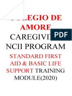 Colegio de Amore Caregiving NCII Program Standard First Aid & Basic Life Support Training Module