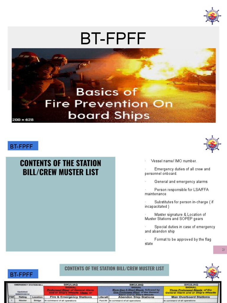 Crew Emergency and Fire Response Plan | PDF | Firefighting | Fires