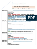 Roteiro de atividades semanais