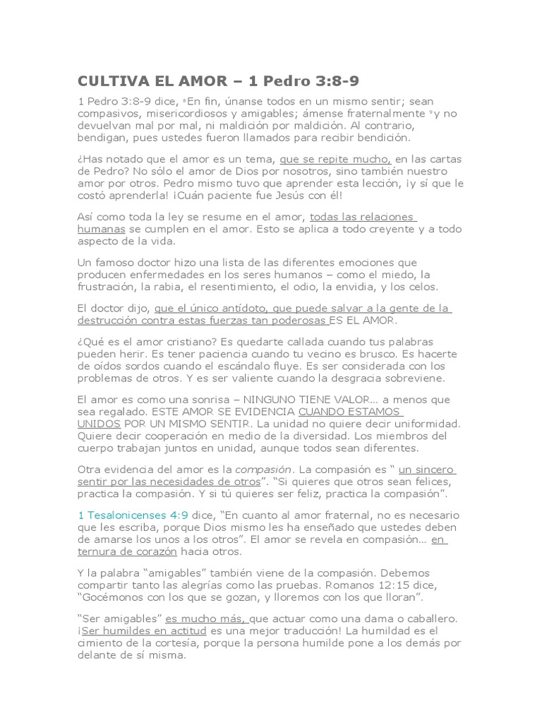 Cultivando el Amor en las Relaciones | PDF | Amor | Fe
