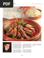 Tajine de Légumes À La Volaille Et Aux Épices