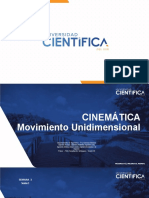 Sem-03 - Sesión-01 - Cinemática Lineal 2022-I Teoría