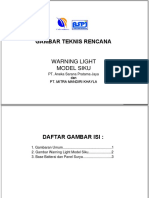 Gambar Teknis Warning Light