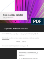 Heteroscedasticidad