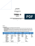 Silabus Kelas 2 Tema 6