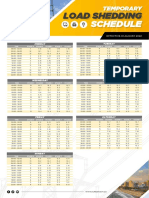 Load shedding schedule for Durban suburbs