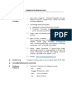 Lembar Data Pemilihan