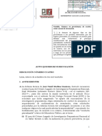 Poder Judicial Rechaza Recusación Presentada Contra Juez