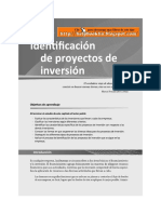 Capitulo 1. Identificación de Proyectos de Inversión