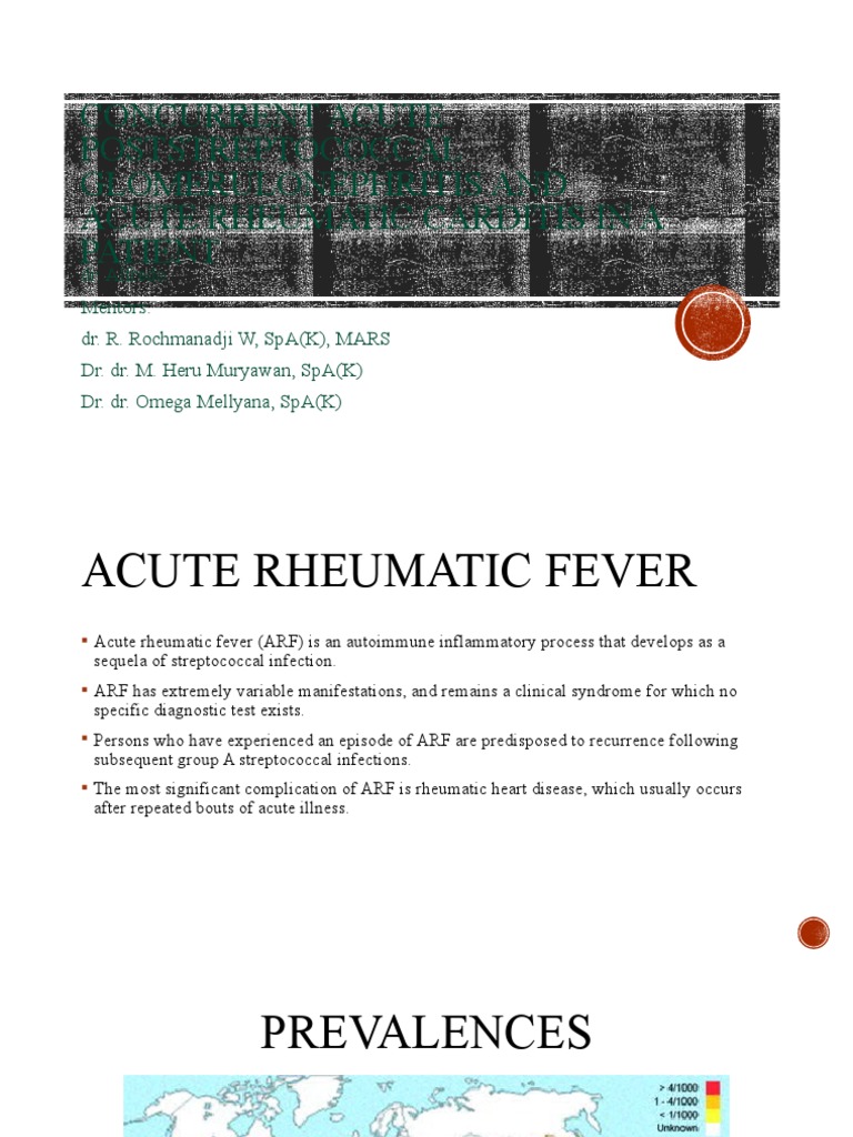 Concurrent Acute Poststreptococcal Glomerulonephritis and PDF