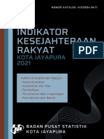 Indikator Kesejahteraan Rakyat Kota Jayapura 2021