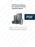 CHV180 Series Frequency Inverter Special Dor Elevator Operation Manual