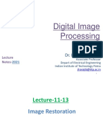 DIP - Lecture-11 - 12 - 13 - RKJ - Image Restoration