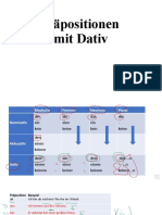 PrÃ Positionen Mit Dativ 2