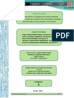 Estructura Del Portafolio Del Proyecto de Emprendimiento Categoría A