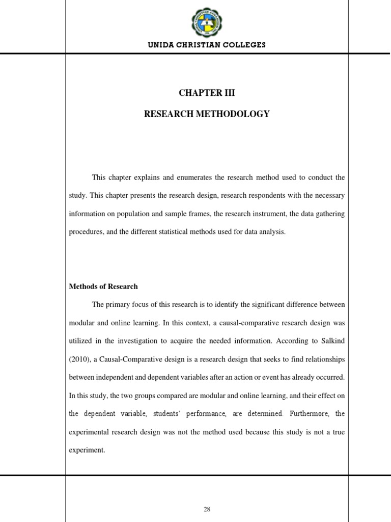 Research methodology unida christian colleges pdf analysis of