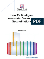 How To Configure Automatic Backups in Secure Platform