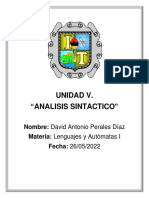 Analisis Sintactico