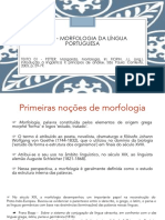 Morfologia da Língua Portuguesa