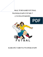 Proposal Turnamen Futsal Wangkanapi Cup