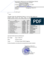 Permohonan Dispensasi Perkuliahan 15 Orang Tes Assesment