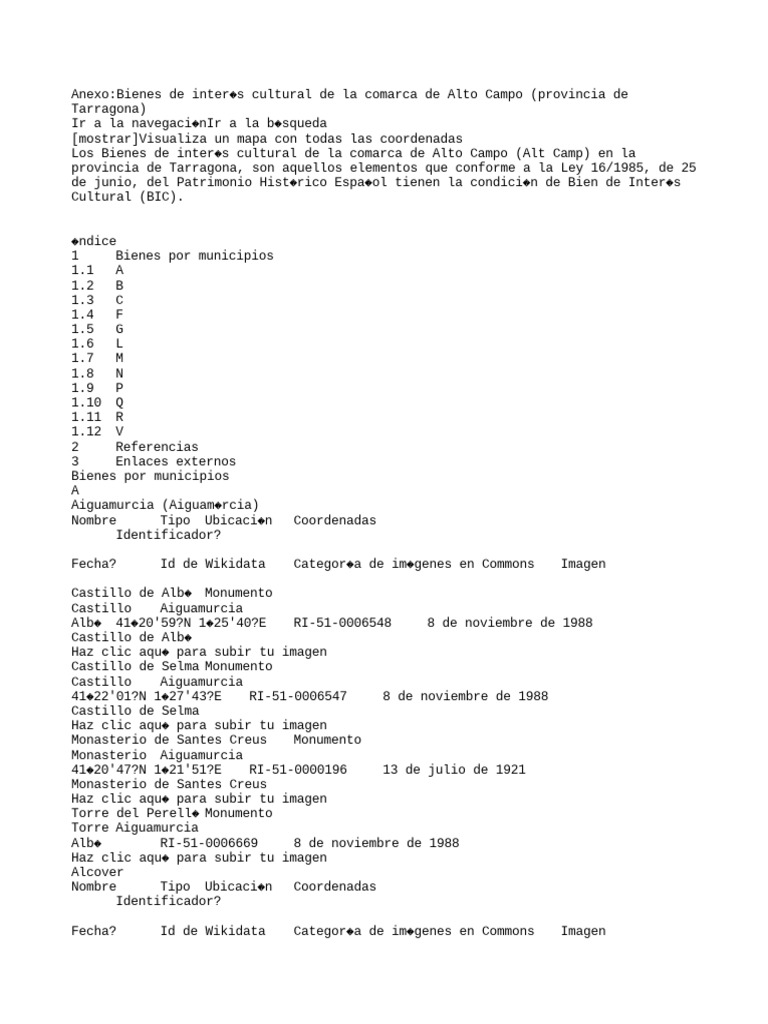 Bienes de Interes Cultural PDF Wikipedia