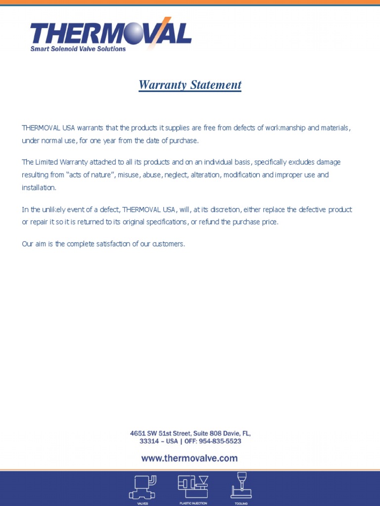 Warranty Statement PDF