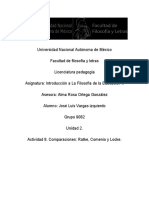 Actividad 8. Comparaciones, Ratke, Comenio y Locke