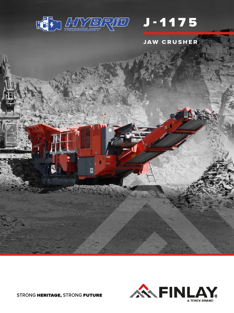 Finlay J1175 Hybrid Jaw Crusher | PDF | Recycling | Manufactured Goods