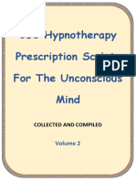 130 Hypnotherapy Prescription Scripts For The Unconscious Mind VOLUME 2 FINAL