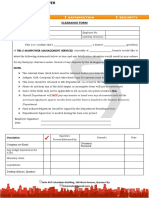 Clearance Form - Back Office