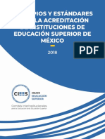 CIEES Estandares 2018 R