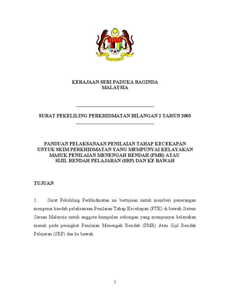 Fullpekeliling Panduan Ptk Pmr