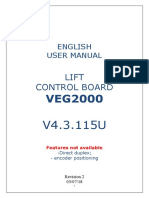 Lift Control Board Manual VEG2000 (V4!3!115U) Rev2