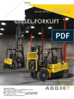 Agrison AGD30T 3 Tonne Diesel Forklift Brochure
