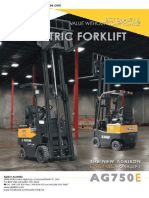 Agrison AG750E Electric Forklift Brochure