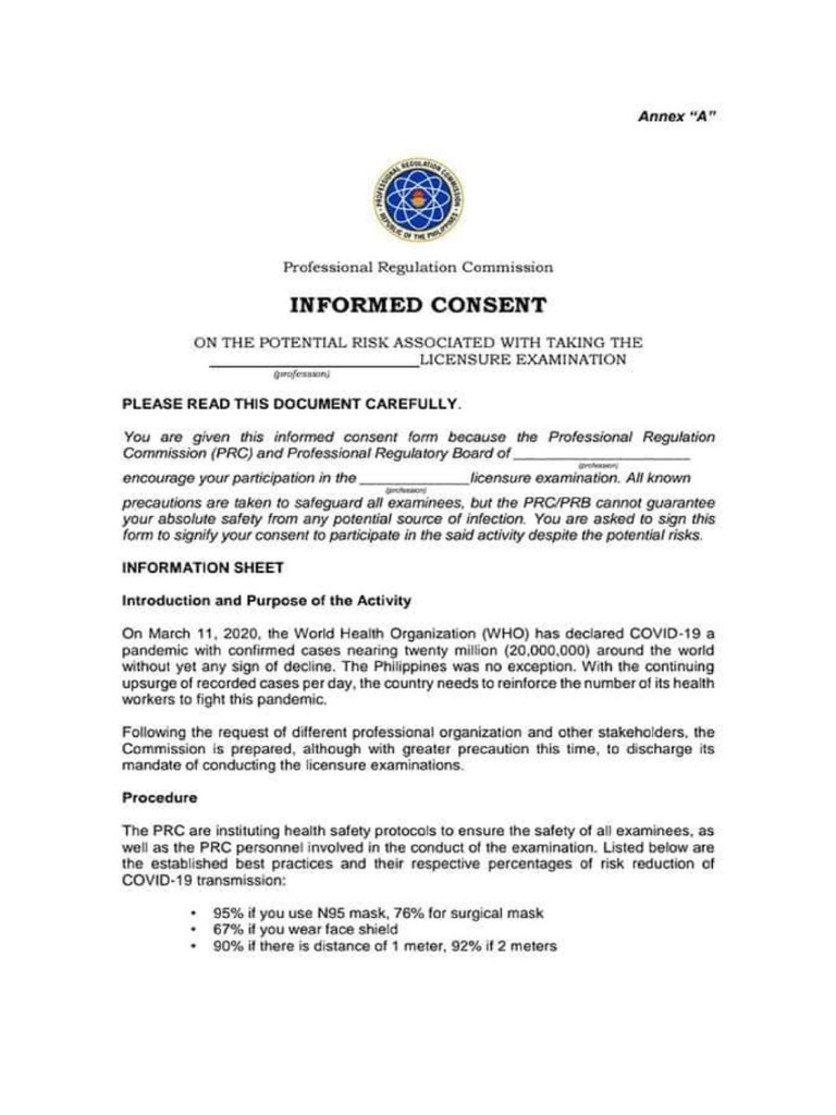 PRC Annex A, B, and C. | PDF
