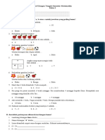 Soal Ulangan Harian Matematika