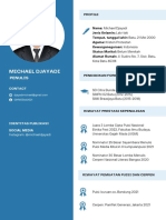 Blue Light Blue Color Blocks Flight Attendant CV