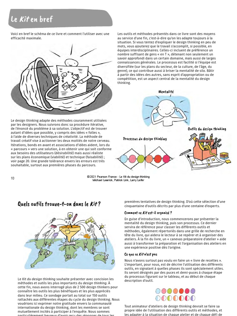 Le Kit Du Design Thinking - 6763 - LeKitenbref | PDF | Conception ...