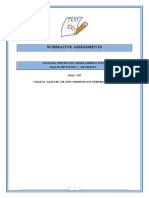 7451 - Summative Assessment