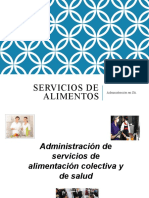 Clase 2 Tipos de Servicios de Alimentos