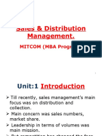 Sales Distribution Management