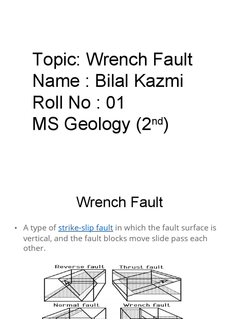 Wrench Fault PDF