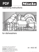 miele dishwasher how to use
