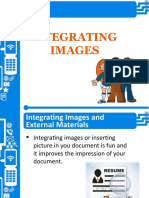 Integrating Images and External Materials