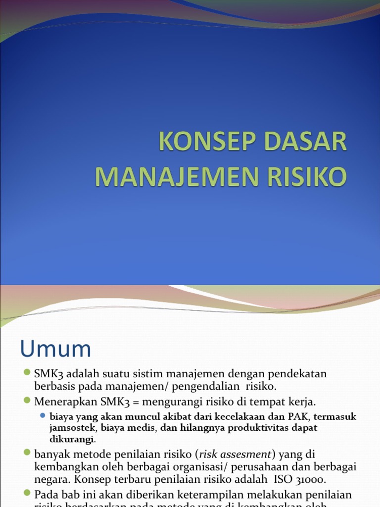 Konsep Dasar Manrisk 1 | PDF | Bisnis