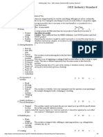 Waiting (Idle) Time - OEE Industry StandardOEE Industry Standard