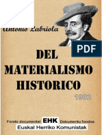 Del Materialismo Historico-K