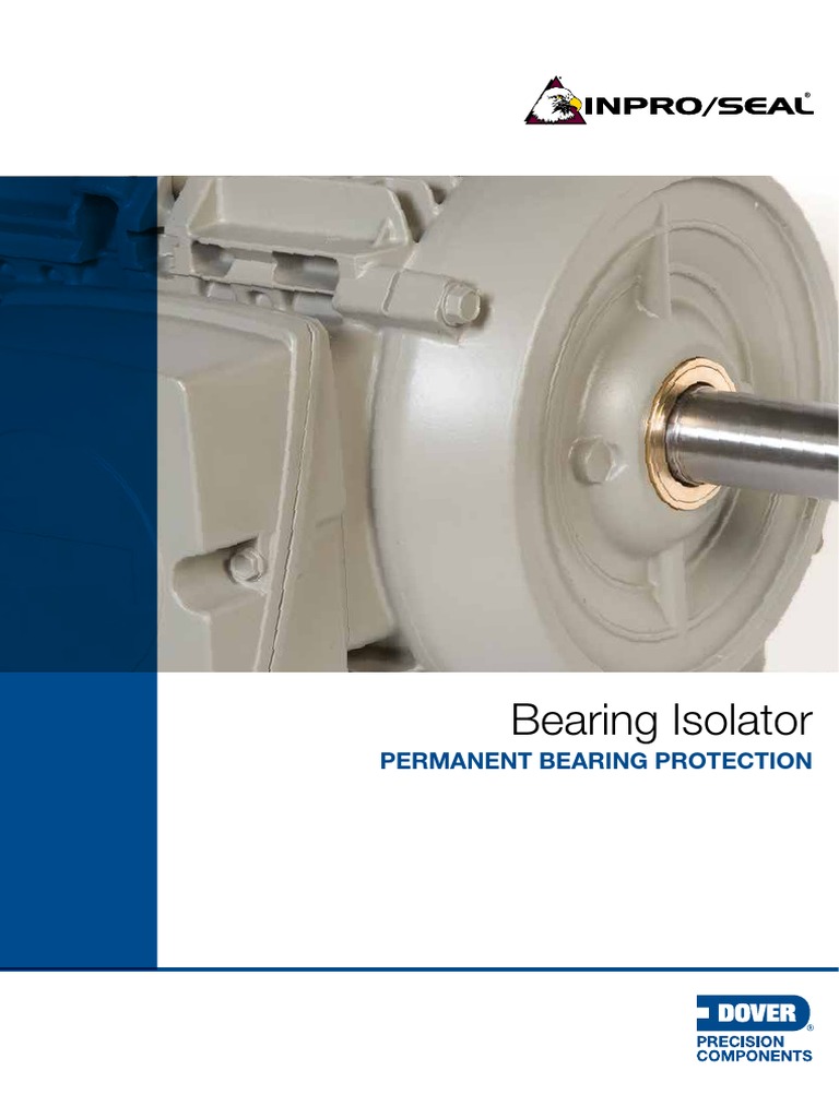 INPRO SEAL BearingIsolator PDF Bearing (Mechanical) Electric Motor